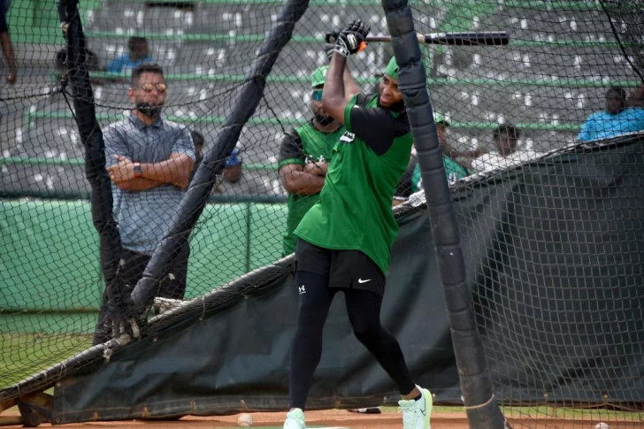 Estrellas reciben a Lewin Díaz, Eguy Rosario, Aaron Leasher y Río Gómez