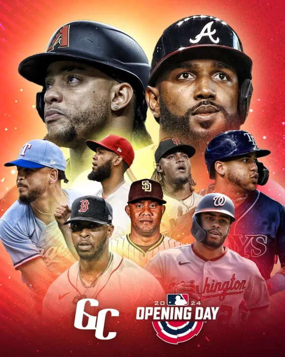 Gigantes del Cibao con nueve jugadores en el Opening Day de MLB