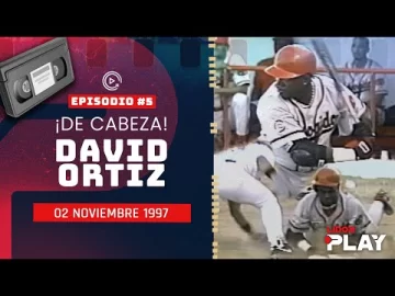 David Ortíz llega de cabeza a 3ra base (02-11-1997) ⚾ Leones vs Tigres del Licey ⏯️ LIDOM Play