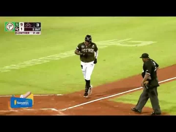 Tan lejos que no la vemos💥 ¡HOMERUN de Jorge Bonifacio! 🐎🔥