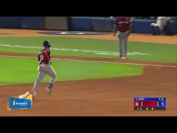 Se va elevando, se va elevando 💥 ¡HOMERUN de Jhon Núñez que empata la pizarra para los Gigantes! 🐎🔥