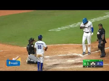 Otro más que se contagió de los batazos 💥 ¡HOMERUN de Arístides Aquino! 🐯🔥