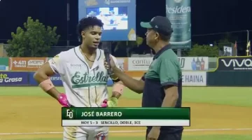 José Barrero guía triunfo de Estrellas con fe y determinación