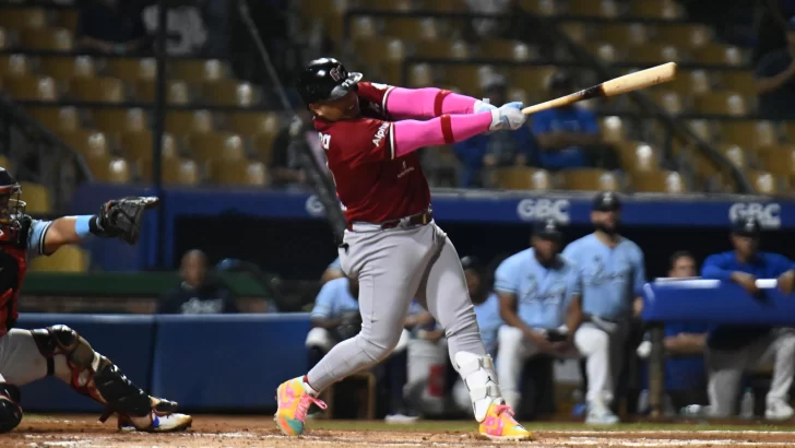 Yermín Mercedes  da noveno jonrón de su carrera ante Licey