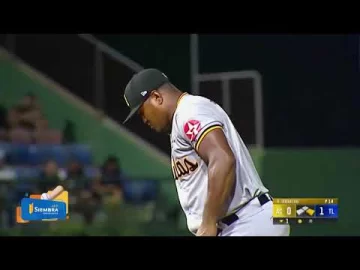 Así llegó la primera de los Tigres del Licey 👀 Sencillo remolcador de Daniel Johnson 🐯👏🏻