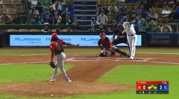 Arístides conecta jonrón; Licey a uno de Águilas y reduce a 4 su número