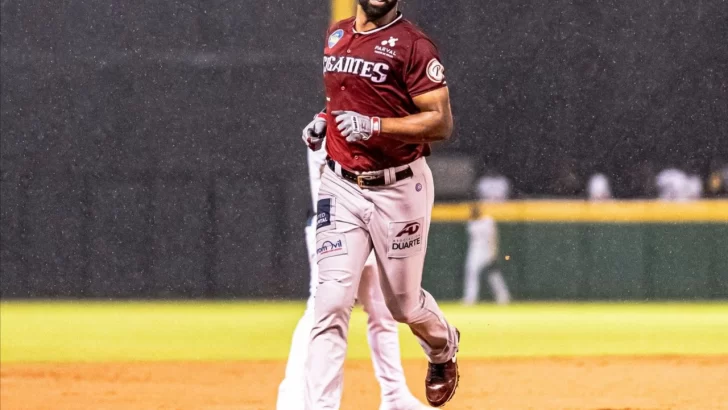 Carlos Peguero jonronea y Gigantes empatan en cuarto al vencen a Águilas en reducido partido debido a la lluvia