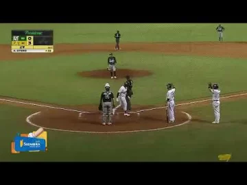 Cuando debutas en LIDOM y tu primer hit es un HOMERUN. ¡Alberto Rodríguez produciendo! 🦅