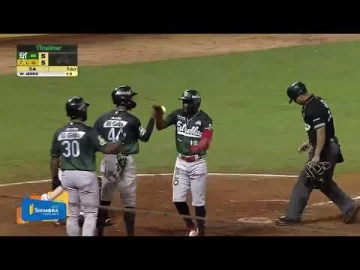 ¡Que palo y se empató el partido! HOMERUN de tres vueltas para Vidal Bruján 🐘🔥