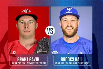 Grant Gavin vs Brooks Hall, al  quinto juego