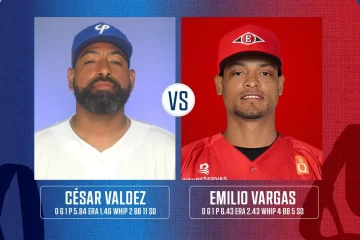 César Valdez vs Emilio Vargas, en segundo juego