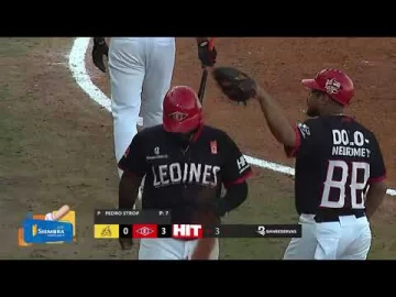 Sencillo de Jean Segura más error en tiro de la defensa provocan que llegue la cuarta del Escogido 🦁