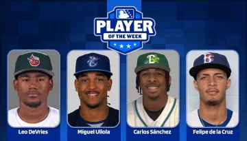 Cuatro sonlos Jugadores de la Semana de MILB