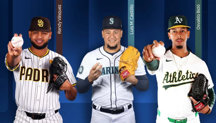 Vásquez, Castillo y Bidó abren series de fin de semana