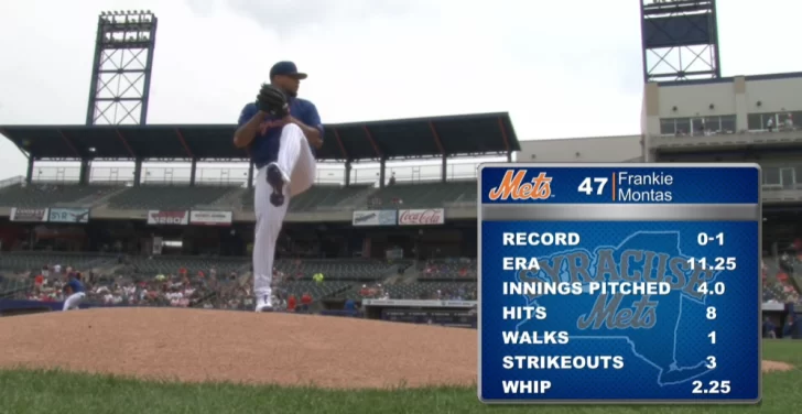  Frankie Montás con dificultades en su segunda apertura en AAA   