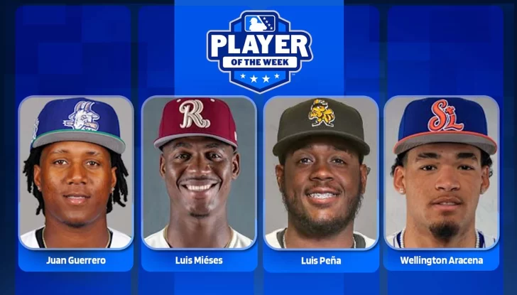 Seis Jugadores de la Semana en MILB