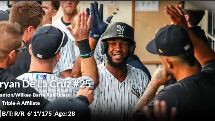 Bryan De La Cruz recuperándose del oblicuo