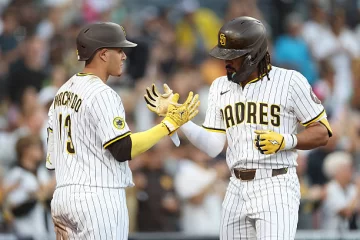 Machado y Tatis Jr, segunda vez que la sacan juntos