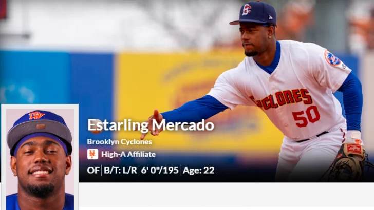 Estarling Mercado, prospecto del Draft 2025
