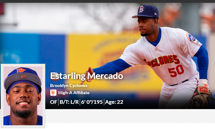 Estarling Mercado, prospecto del Draft 2025