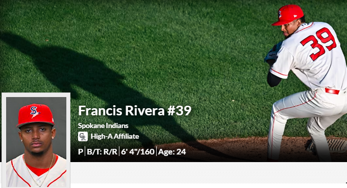 Francis Rivera, prospecto del Draft 2025 Francis Rivera, prospecto del Draft 2025