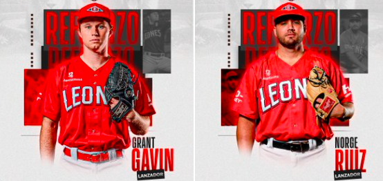 Grant Gavin y Norge Ruiz volverán a reforzar la rotación