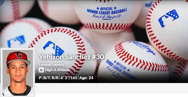 Yehizon Sánchez, prospecto del Draft 2025
