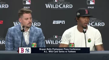 Brayan Bello: “Este año vine a disfrutar del juego, a gozar cada inning”