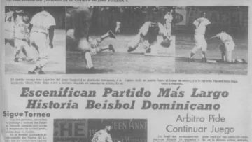 Escenifican partido más largo historia béisbol dominicano