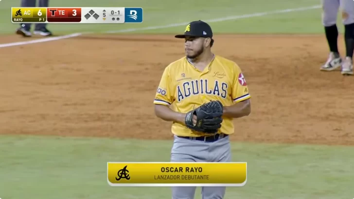 Oscar Rayo nicaragüense doce en Lidom