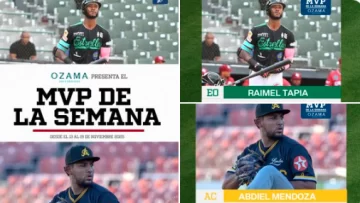 Raimel Tapia y Abdiel Mendoza, electos en la