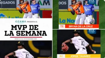 Bryan de la Cruz y Jorge Tavarez los de esta semana