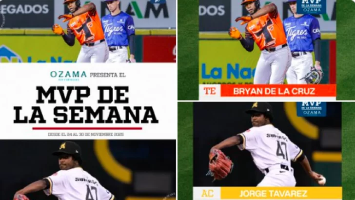 Bryan de la Cruz y Jorge Tavarez los de esta semana