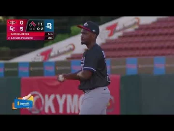 Carlos Peguero pega sencillo que impulsa dos carreras más para los Gigantes