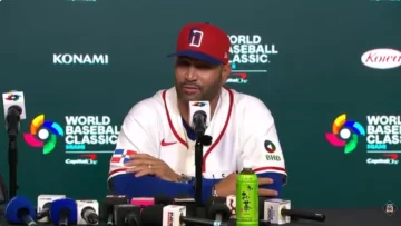 Pujols expresa orgullo por el equipo tras caer ante Estados Unidos Pujols expresa orgullo por el equipo tras caer ante Estados Unidos