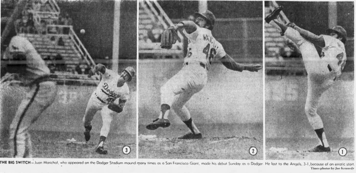 Angels derrotan a Marichal, 3-1 Angels derrotan a Marichal, 3-1