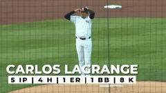 Lagrange roza  100 MPH en AAA