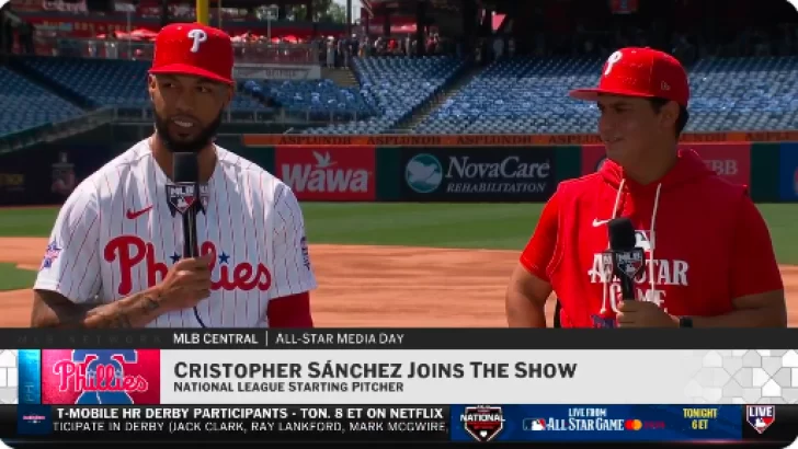 Cristopher Sánchez disfruta el sueño de abrir en Filadelfia Cristopher Sánchez disfruta el sueño de abrir en Filadelfia