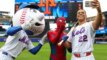 Spider-Man, Juan Soto y Mr. Met protagonizan comercial Spider-Man, Juan Soto y Mr. Met protagonizan comercial