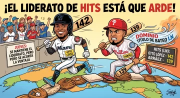 Otto López conserva el liderato de hits, pero Arráez reduce la diferencia Otto López conserva el liderato de hits, pero Arráez reduce la diferencia