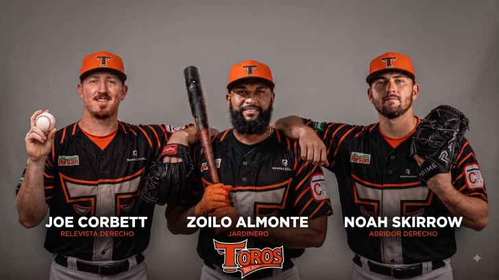 Toros refuerzan con Corbett, Almonte y Skirrow Toros refuerzan con Corbett, Almonte y Skirrow