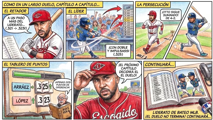 Otto López vuelve a la carga por la corona de bateo Otto López vuelve a la carga por la corona de bateo