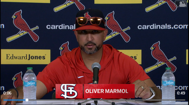 Mármol respalda a Liberatore, pero Cardenales vuelven a caer Mármol respalda a Liberatore, pero Cardenales vuelven a caer
