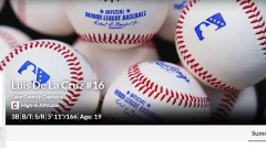 Luis de la Cruz, prospecto del Draft 2026