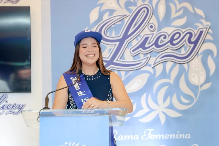 Noah Yunén Beras-Goico, nueva madrina del Licey Noah Yunén Beras-Goico, nueva madrina del Licey