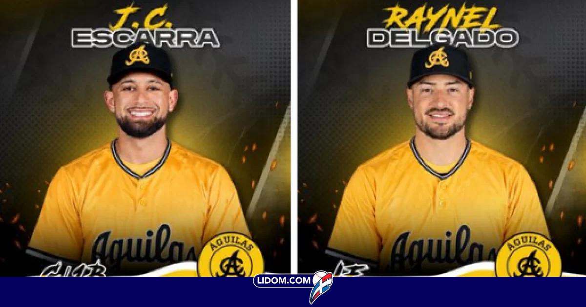 Águilas Cibaeñas incorporan a J.C. Escarra y Raynel Delgado