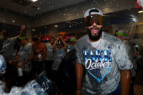 Caminero celebra barrida de los Yankees Caminero celebra barrida de los Yankees