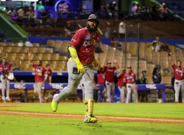 Ozuna fulmina al Escogido con jonrón con bases llenas Ozuna fulmina al Escogido con jonrón con bases llenas